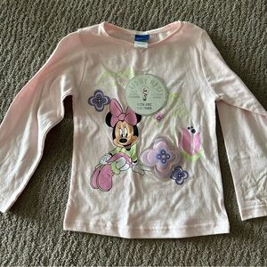 Girls Minnie Mouse Long Sleeve